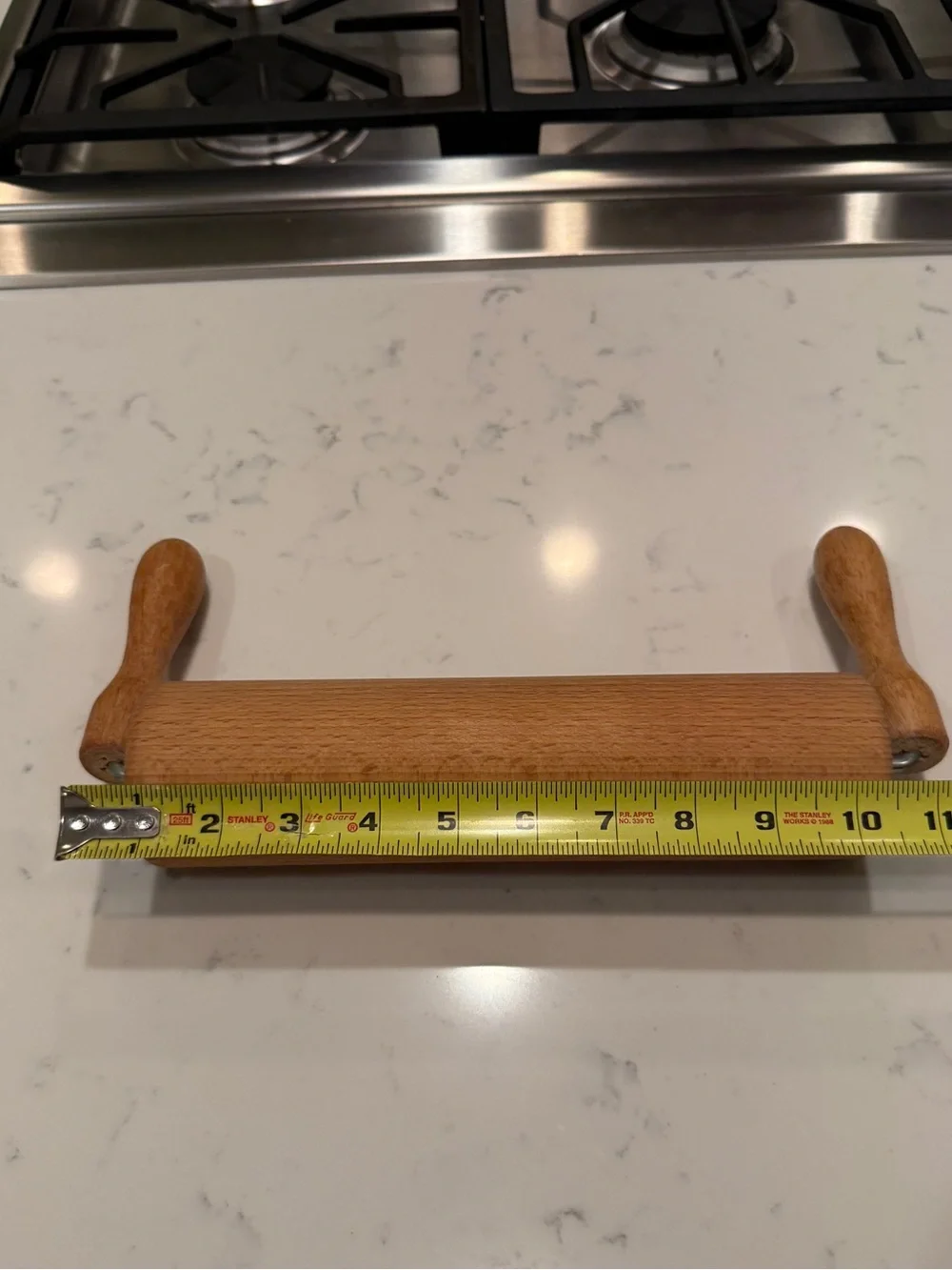 Wooden Vertical Handle Rolling Pin wooden vertical